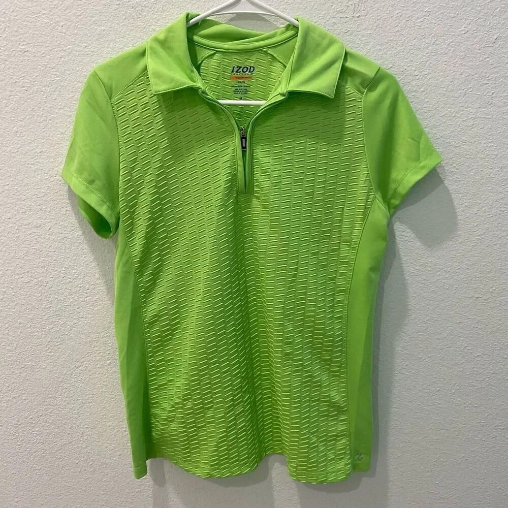 Izod Green Golf Polo Size M